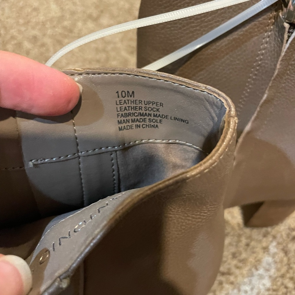 Brand new lighter brown boots. - Picture 5 of 5